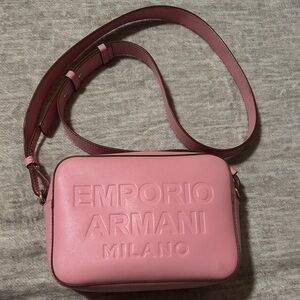 Emporio Armani Blush Pink Crossbody Bag